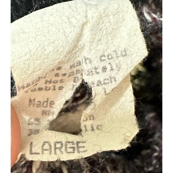 Vtg 90s Carly Blake Knit Pullover Sweater Size L Acrylic Blend Made In USA - Picture 3 of 5